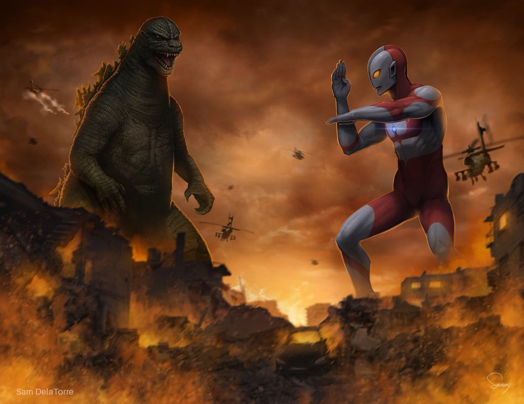 Ultraman vs godzilla