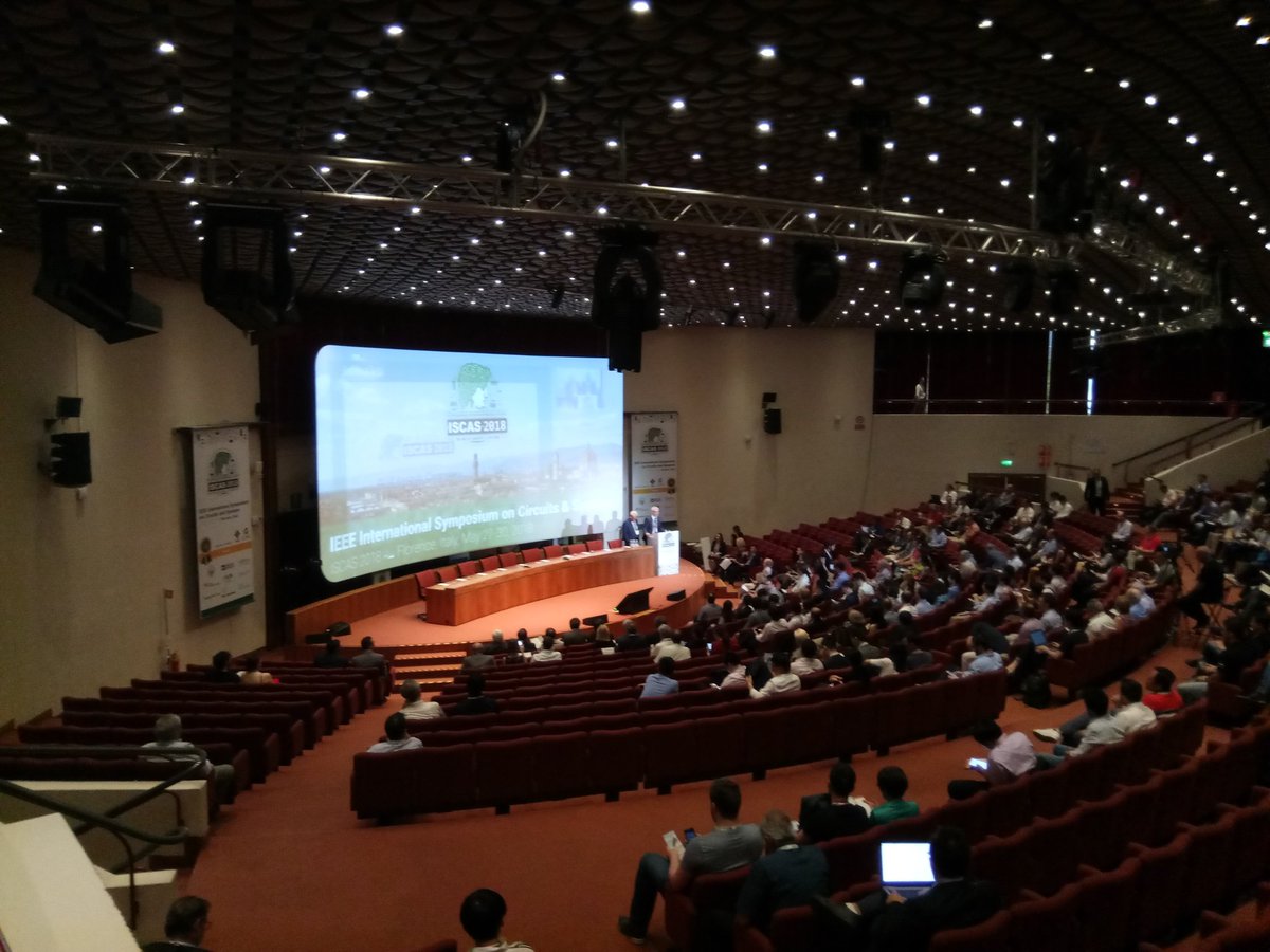 rodrigo_picos's tweet photo. Starting the #IEEECAS awards ceremony at #ISCAS2018
Congratulations to all the awarded for so wonderful work! https://t.co/fikmBub0MP