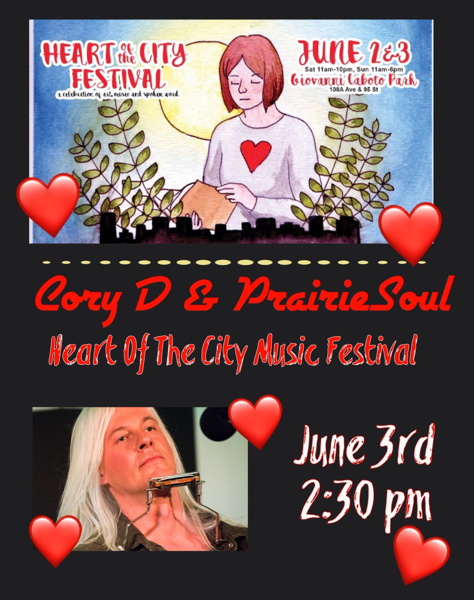 #june3rd don’t miss us at the @heartcityfest We can’t wait to hit the stage! #prairiesoul #rockroots #yeg