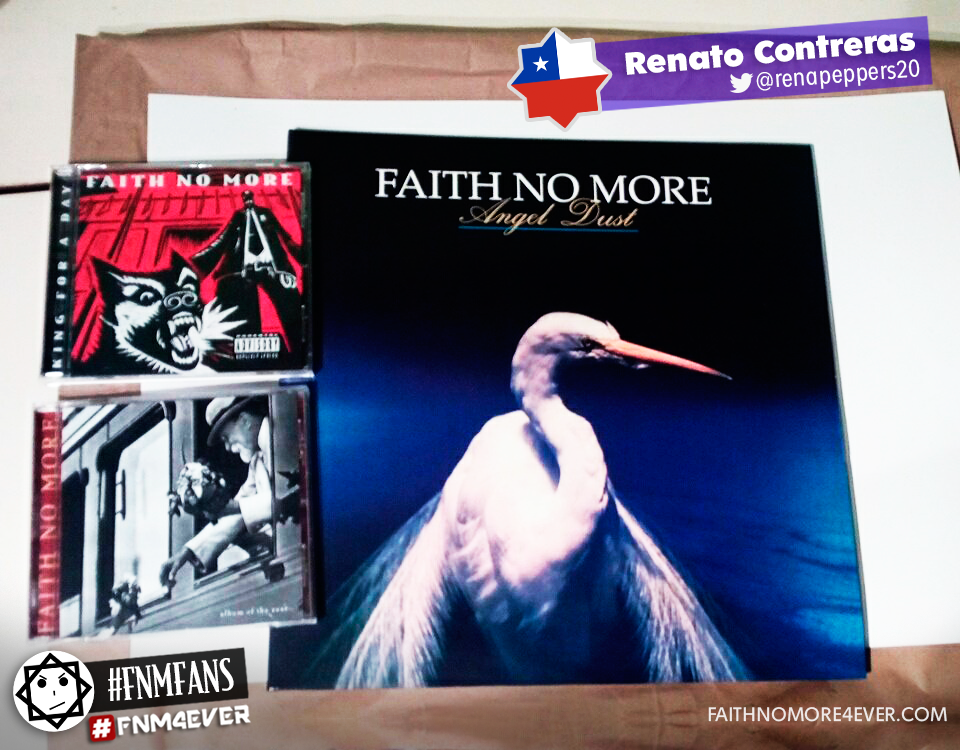 FNM4EVER's tweet photo. #FNMFANS Desde Chile, Renato nos envía sus joyas de FNM a nuestra sección #faithnomorefans Gracias @renapeppers20 ¿Y... ustedes tienen su propias joyas de @FaithNoMore por ahí? #FNM4EVER https://t.co/Kj6dzOjLyK