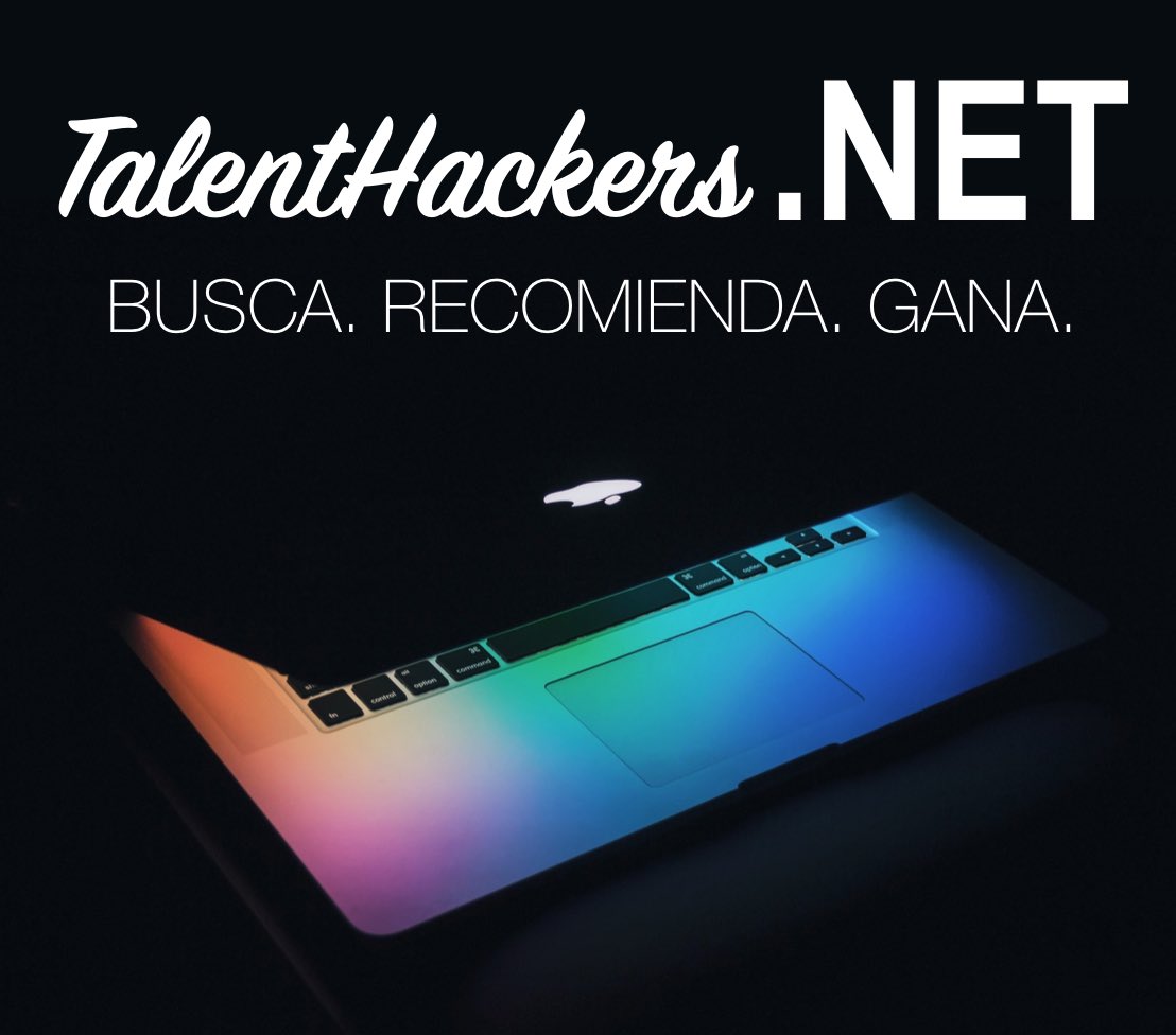 TalentHackersES's tweet photo. Y tú, ¿a qué estás esperando para convertirte en #TalentHacker? Entra en https://t.co/2Tm9Vhq8yr y sácale la mayor rentabilidad a tu #network recomendando a tus amigos para puestos de #empleo. #Tecnología #programadores #innovacion #disruption #disrupción #geeks #desarrolloweb https://t.co/7OxD3PuTZX