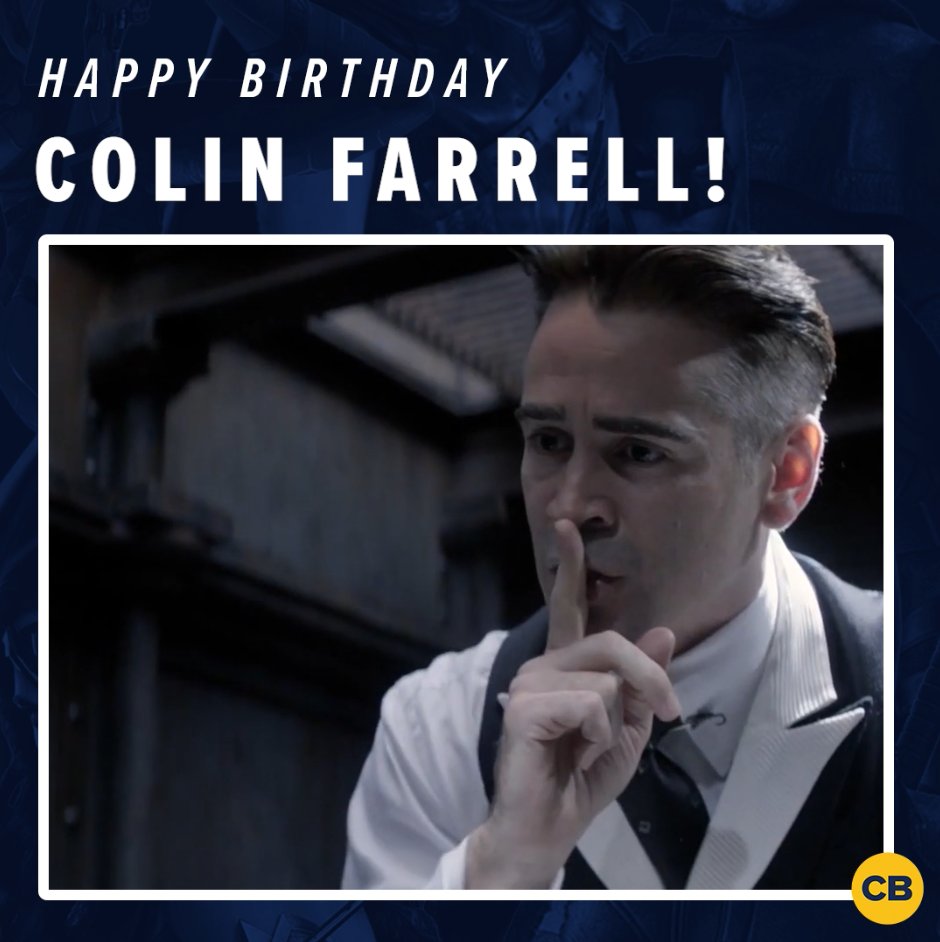 Happy birthday to \Fantastic Beasts\ star, Colin Farrell! 