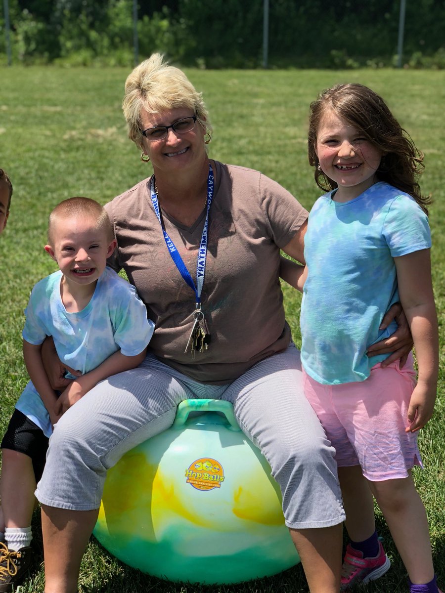 Enjoying Field Day with my friends!