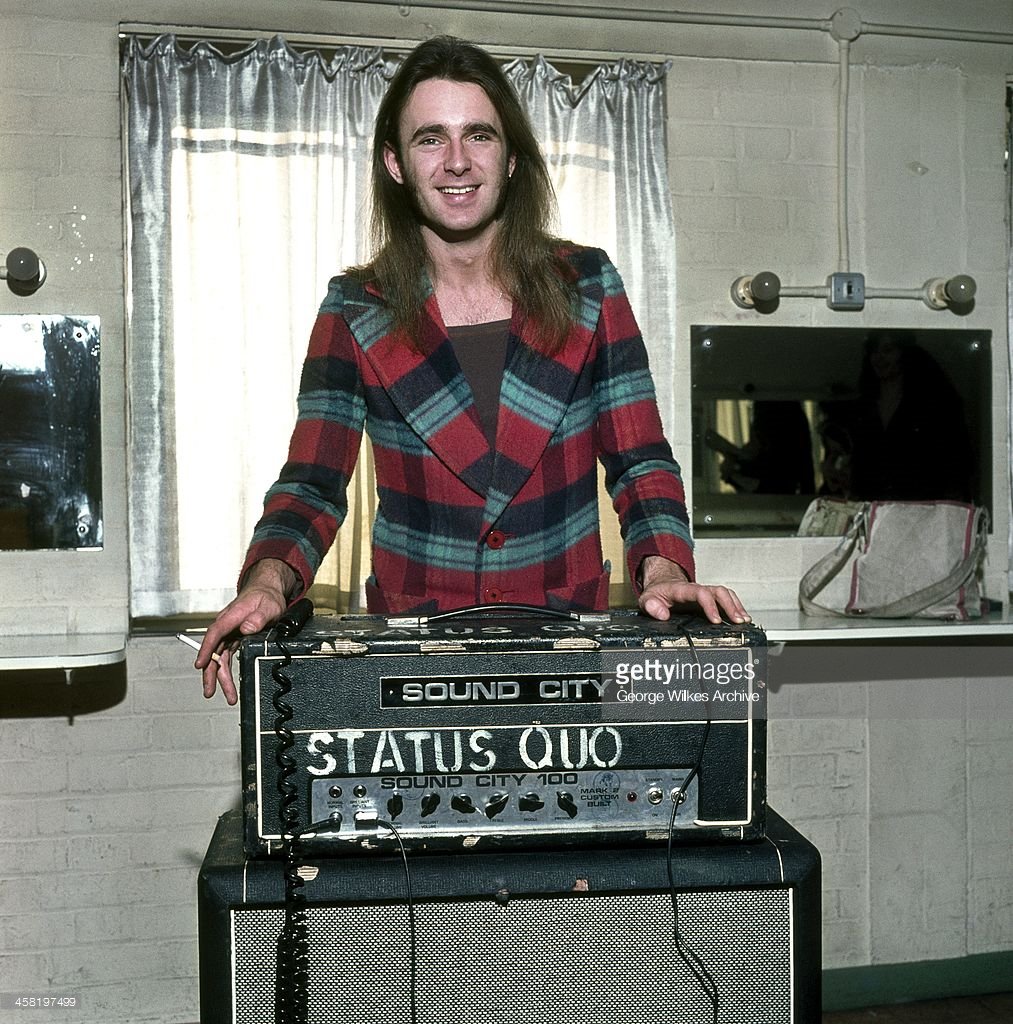 Happy birthday Francis Rossi(Status Quo)(born 29.5.1949) 