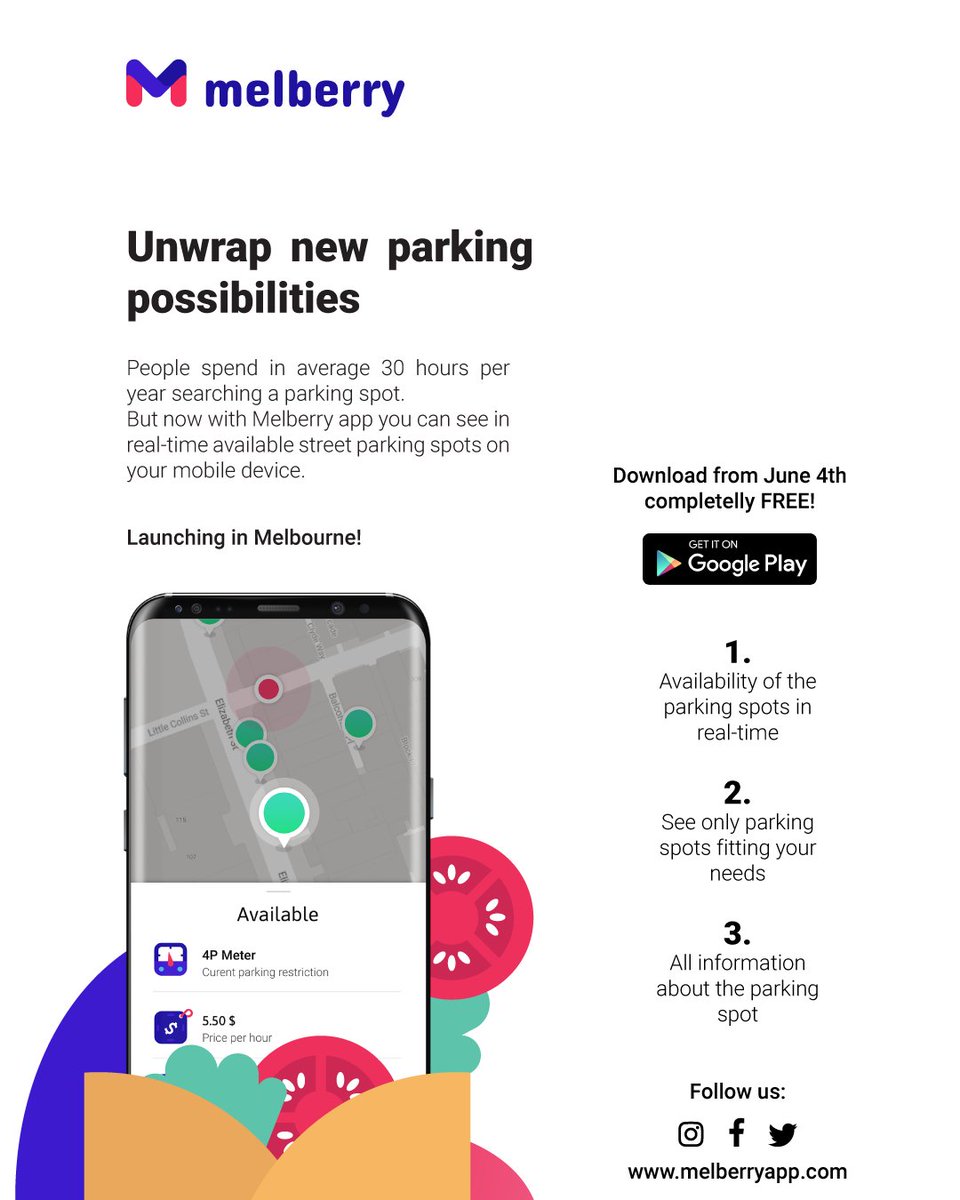 Melberry - Smart Parking tweet media