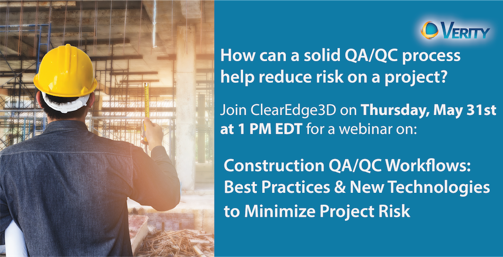 Verity_3D's tweet photo. Take action now! Don’t wait until you have to deal with expensive rework costs, delayed projects, and damaged relationships. Join us on May 31st at 1 pm EDT to review best practices and tools for your project. #NoRework #Verification #SaveMoney https://t.co/frDZG3qKCu https://t.co/LFWTAXeRuK