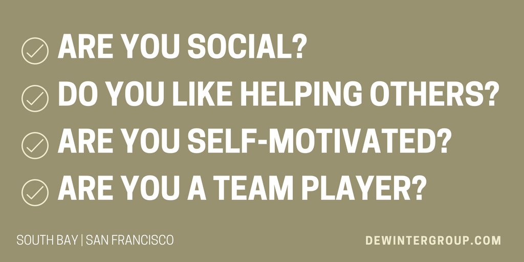 DWGTechnology's tweet image. If you answer yes to all 4 questions below, you should consider a #career in #recruiting at the DeWinter Group. Visit bit.ly/2sgIJYi to learn more about our current job opportunities or apply!