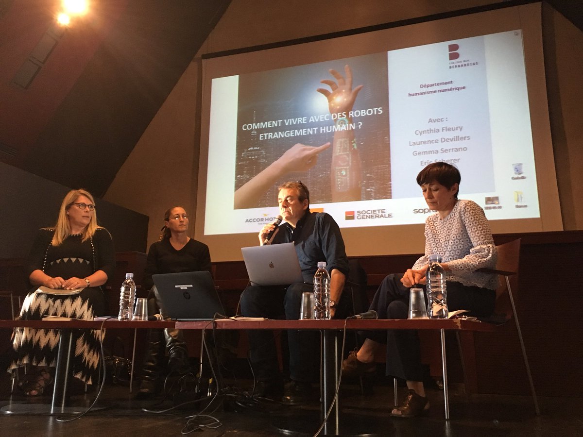 rdecormisgto's tweet photo. Comment vivre avec des robots étrangement humains ?
Tentatives de réponse aux @CBernardins avec @EricScherer @CynthiaFleury @lau_devil @gemmabernardins #RobotsHumains https://t.co/MOaYO2WsYf