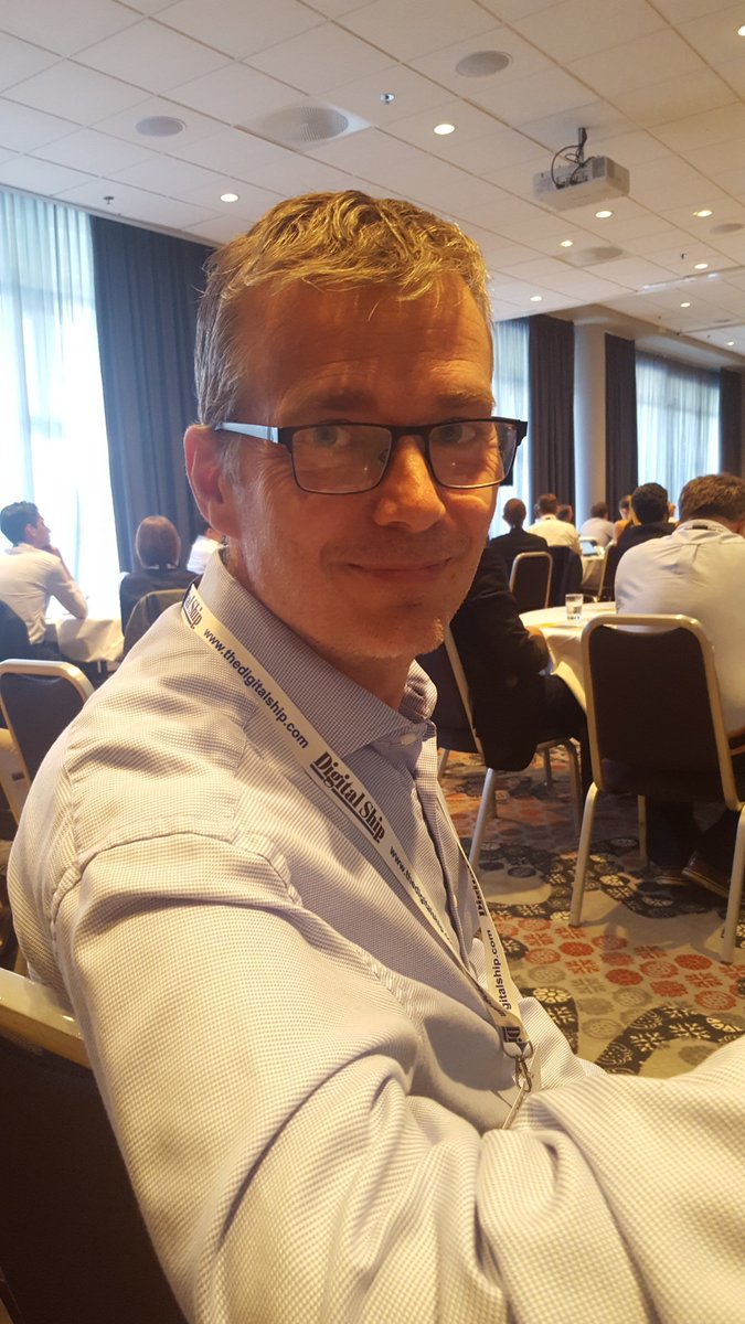 Dualog_News's tweet photo. “People cannot handle a sea of data-machine learning is required” says @isene from @Dualog_News' moonshot Innovation Garage at #maritimebigdata in #dsoslo today. Read about innovation garage: https://t.co/58WThcM8Sd
#ScanReach #IoT #maritime #shipping #shippingindustry https://t.co/GIiWXwaFMj