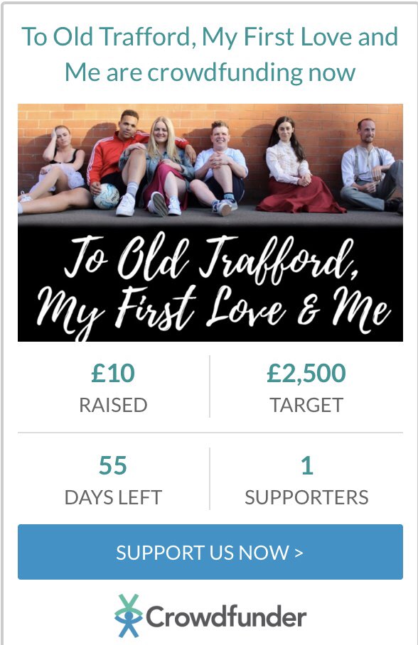 Our first contribution. Any help is appreciated. 🙏🏼#mufc #ToOldTraffordMyFirstLoveandMe #TOTMFLAM #MancMade #manchesteractors crowdfunder.co.uk/to-old-traffor…