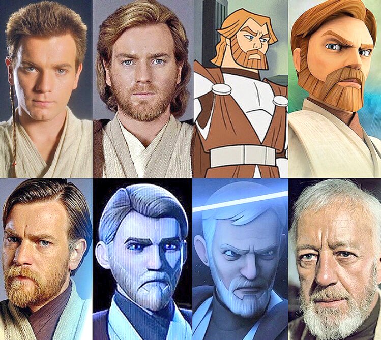 Mi evolución #StarWars #ObiWan