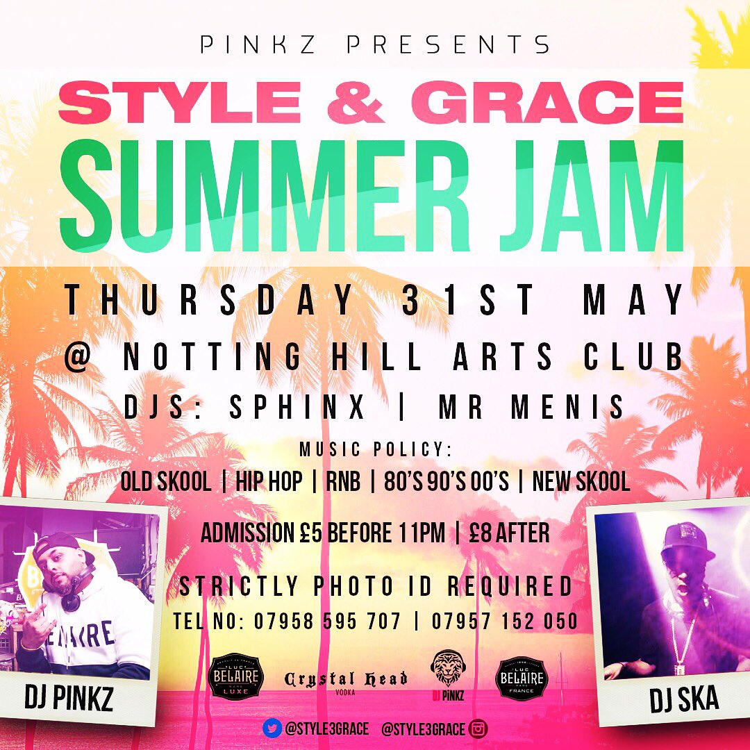 DjPinkz's tweet photo. Just incase you didn’t know the plans for this Thursday.... @Style3grace Like you didn’t know already 😉 https://t.co/glBPeO7tj5