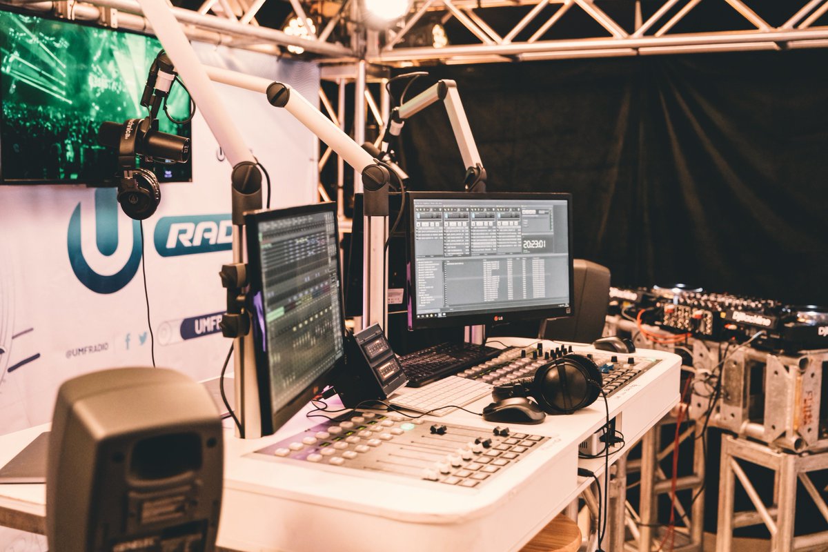 radiodepartment's tweet photo. Looking back at @ultra's 20th anniversary where @UMFradio took over the schedules of over 50 key FM and Digital radio stations worldwide and produced one of the largest syndicated live broadcasts  ever - all from our custom studio.
#ULTRA #UMFradio #TheRadioDepartment https://t.co/tyQIlxRgJT
