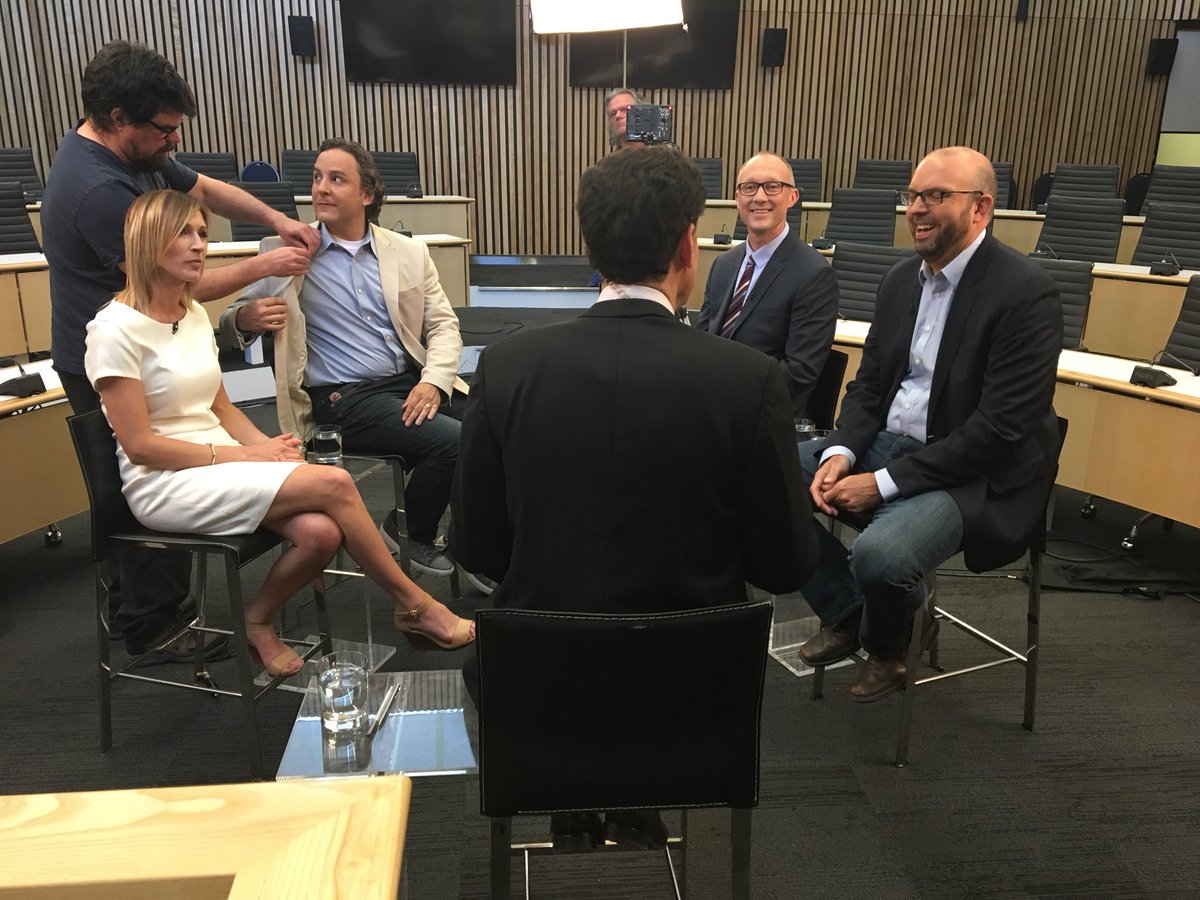 ClaudeSharma's tweet photo. Next panel is about Breeding Homegrown Northern Innovation with @AliciaWoodsCG from @Covergalls - @don_duval with @norcat - @DocOnTech Dr. Dennis Reich with @ActivatedWhite and @vair_tom with @CitySSM . This on Wednesday’s @TheAgenda with @spaikin at 8pm and 11pm. @LaurentianU https://t.co/kIQsqOOPge