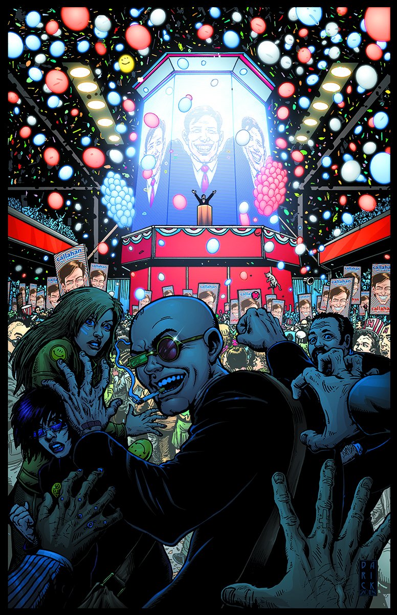 Darick on Twitter: "Incredible Nathan Eyering colors on the final covers  for Absolute #Transmetropolitan Vol.3… "