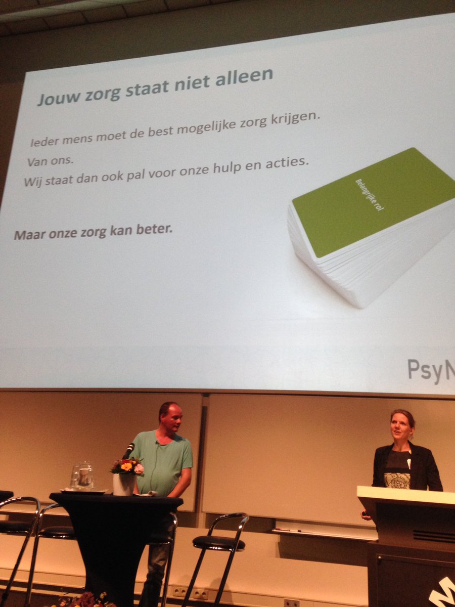 karinhagoort's tweet photo. Mooi! @EliesVonk en Pascal over #psynet tijdens de publiekslezing @U_Hersencentrum https://t.co/ctUs96Ege0