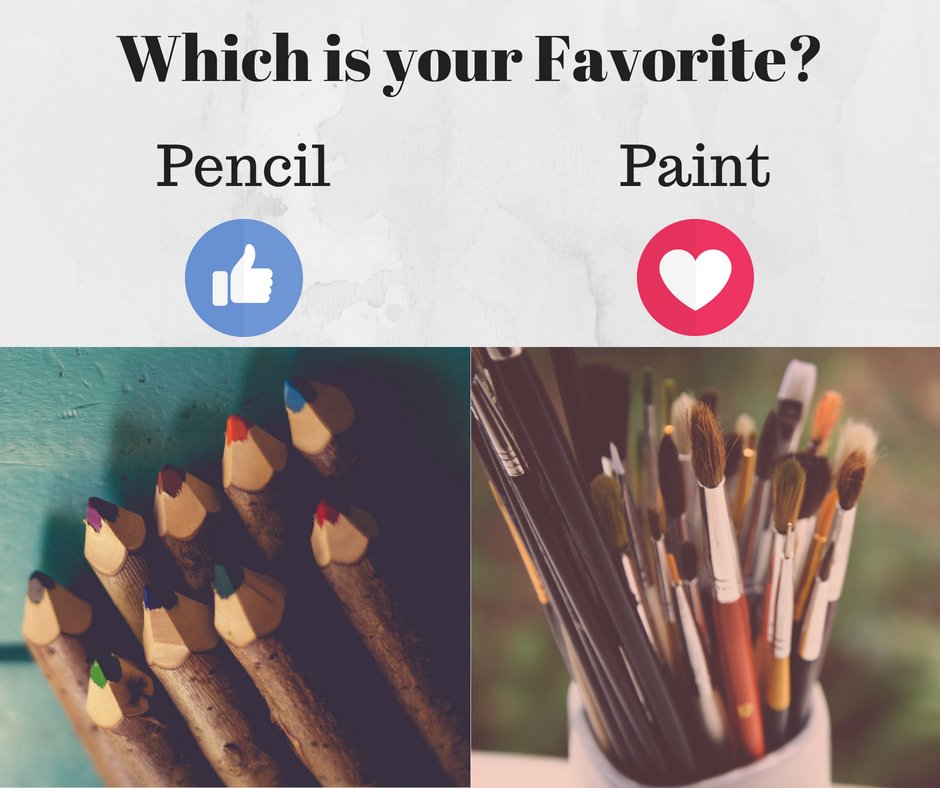 CreativeConNxus's tweet image. React for your favorite art medium!