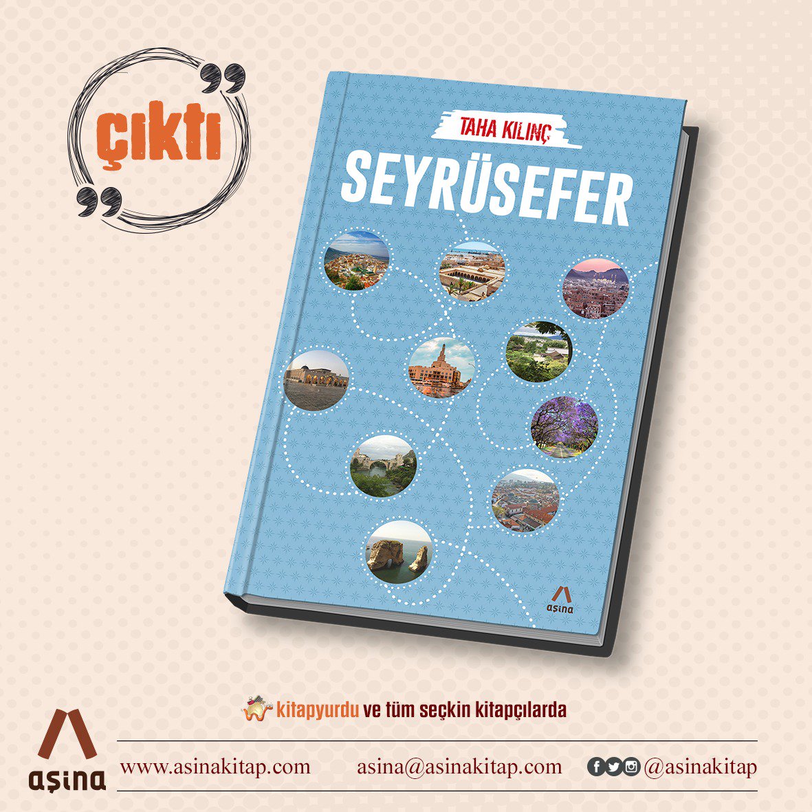 Taha Kılınç'tan yepyeni bir kitap. SeyrüSefer çıktı!

Bu paylaşımımızı rt edip hesabımızı takip edenler arasından yapacağımız çekiliş sonucu 10 kişiye yazar imzalı SeyrüSefer hediye ediyoruz. :)

Son gün 8 Haziran, 23.59.