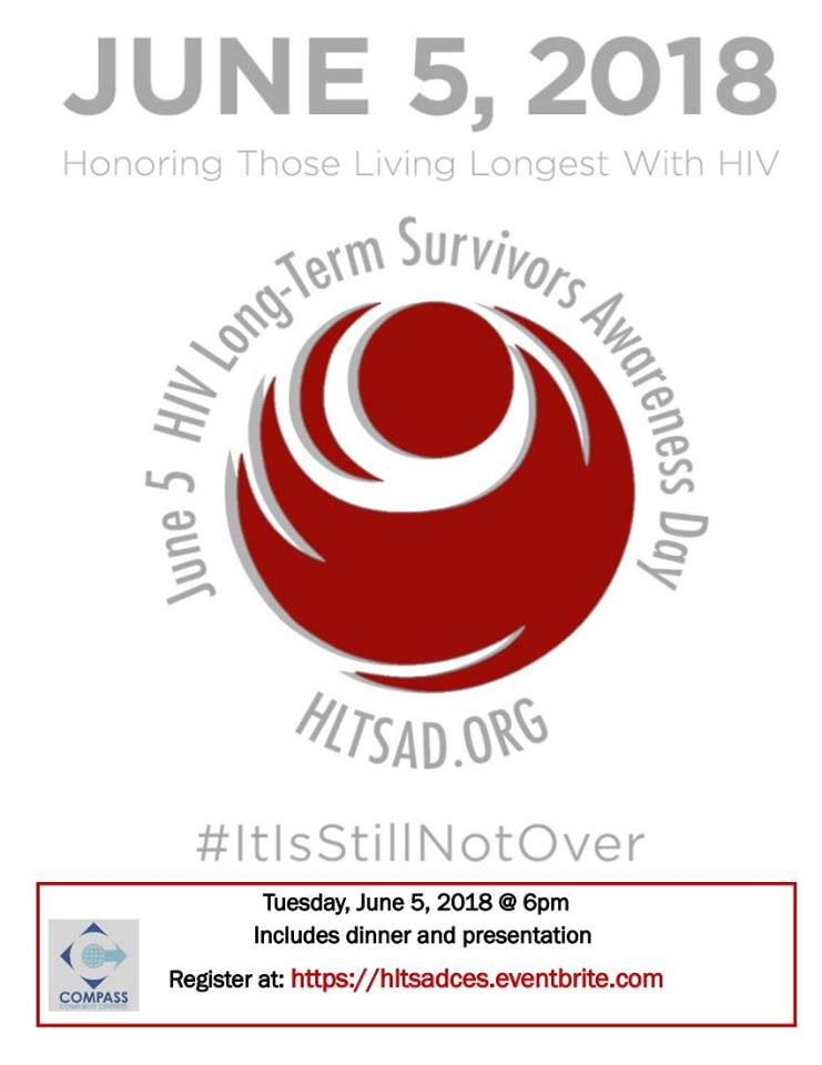MpowerEntourage's tweet photo. Join us one week from today for the HIV Long-Term Survivors Awareness Day Community Education Series at @CompassCenter! #LongTermSurvivors #CompassInTheCommunity https://t.co/voSTohBYzV