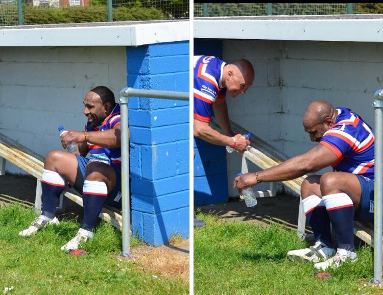 MakaliAizue2017's tweet photo. Starting the diet today! Sorry about the bench @easthullrugby!! https://t.co/lRrm9j9AWk