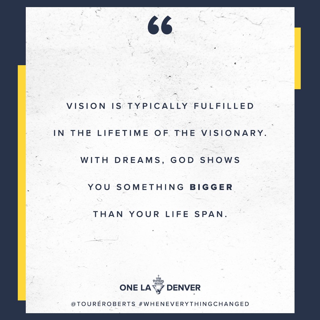 TPHDenver's tweet photo. “In the last days,' God says, 'I will pour out my Spirit upon all ppl. Your sons & daughters will prophesy. Your young men will see visions, & your old men will dream dreams.” -- Acts 2:17
https://t.co/bSMzDZ2mEK
#TPHD #TPHoneLA #TPHdenver #ToureRoberts #WhenEverythingChanged https://t.co/dAoylJD95a