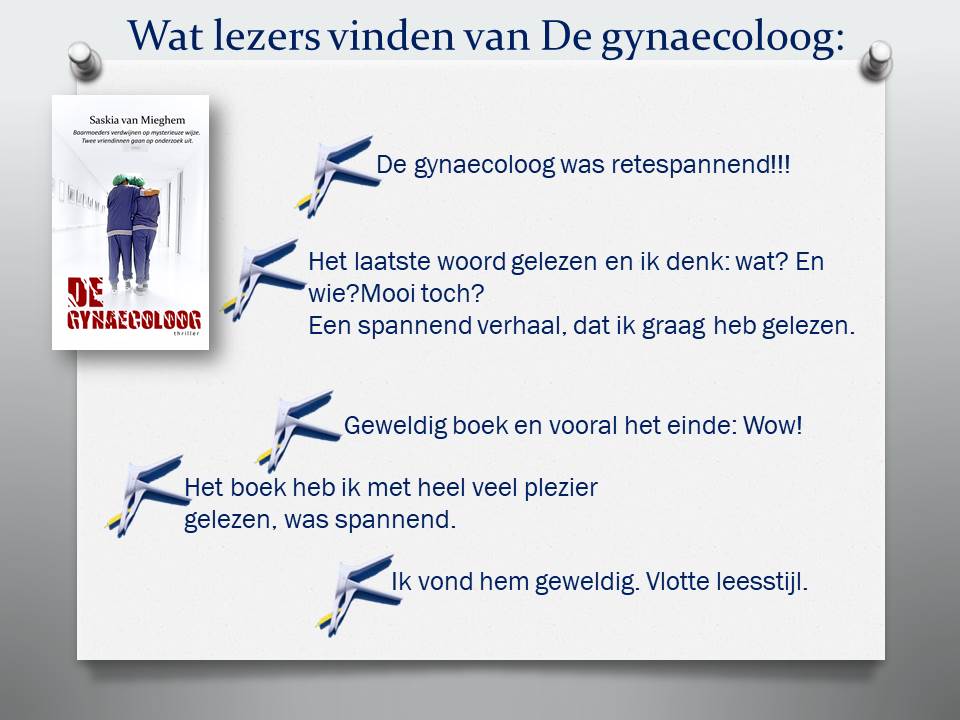 SaskiavMieghem's tweet image. Heb jij De #gynaecoloog al gelezen? De eerste #reacties zijn binnen. #trots Ook te vinden op @Hebbannl