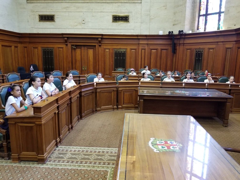 In Montreal City Hall Council Chambers