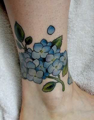 Hydrangea i just finished today for a friends tattoo  rflowers