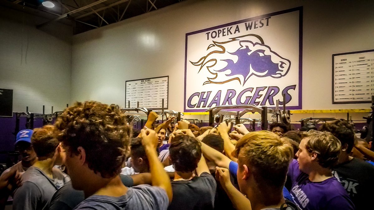 eggersonian's tweet photo. First day of summer weights. Gettin that work in!
@TWest_Football @peterson_rick 
#football #topeka #weightroom #dowork #planttheseed https://t.co/imbF1GHQjV