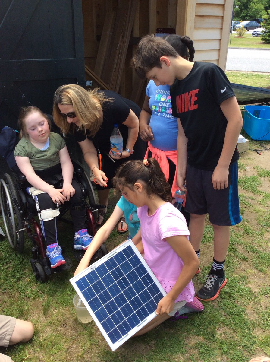 ColbyIMS's tweet image. IMS grade 6 STEAM class exploring solar energy and hydroponics.  We will see how our garden grows this summer.  @revisionsolar @Changeissimple1 @SenechalSci124 #IMSSTEAM