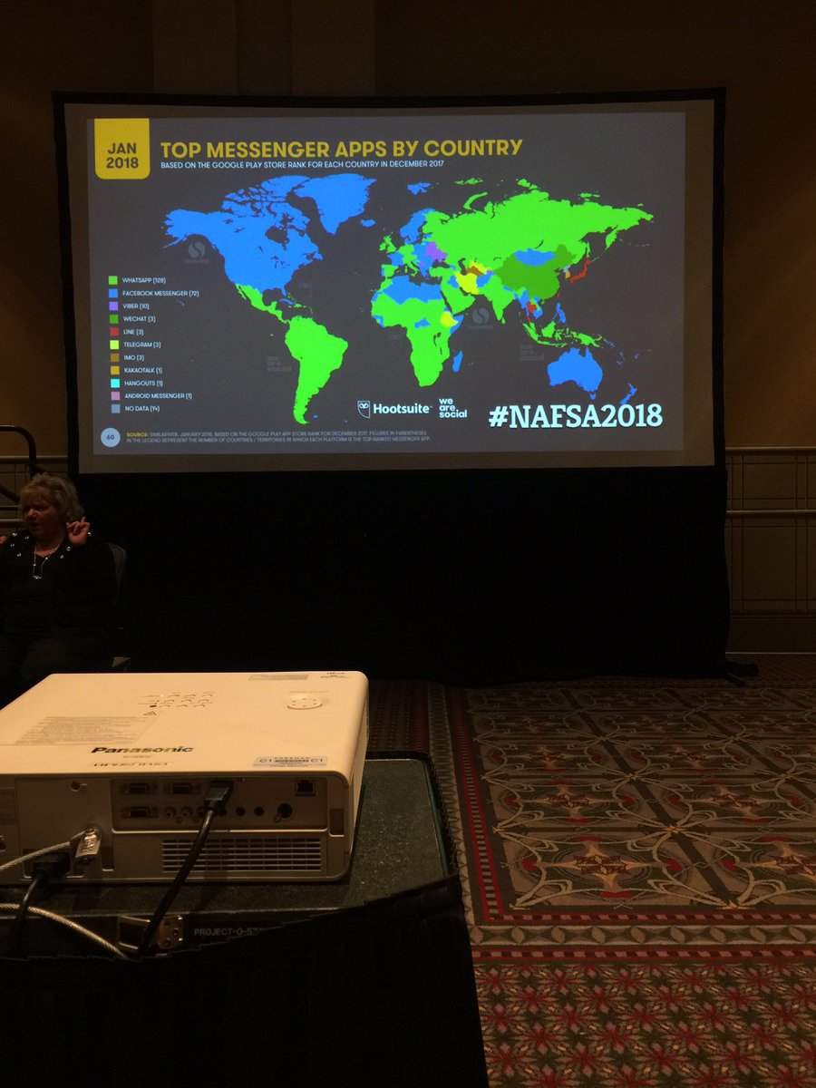 NikkiExplores's tweet photo. "You need your apps to represent the global nature of your university." --@EricStoller #NAFSA2018 https://t.co/dWoeLRLpMb