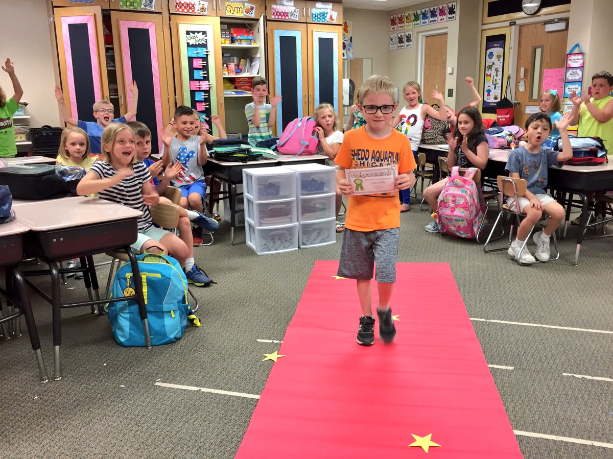 We walked our own red carpet today! I’m so proud of the excitement they show for one another’s accomplishments. We loved voting on awards for each other and receiving them today!! <a href="/CE_Tigers/">Carmel Elementary</a> <a href="/myccs/">myccs</a> <a href="/CarmelElemPTO/">Carmel Elementary PTO</a>