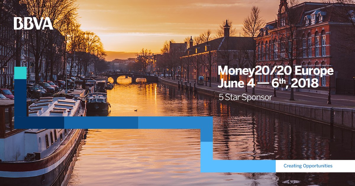 BBVASpark's tweet photo. Don’t miss out the world’s largest marketplace for ideas &amp; connections in financial services. Follow #M2020Eu! #Startups like @AlquilandoCom, @FINTONIC , @AlegraWeb and @CheckitBancario will also be be at @money2020 https://t.co/ayYWp7IObv
