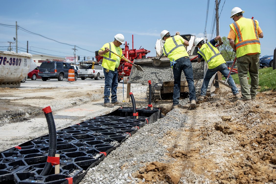 NewDixieHighway's tweet photo. Residents gave us one consistent piece of landscaping feedback: “Don’t plant, what you can’t maintain.” To ensure successful plantings, The New Dixie Highway Project is using a GreenBlue Urban system. Learn more about this system: https://t.co/mH0KZ6aZQQ @KYTC @KYTCDistrict5 https://t.co/TjtLzEX8zN