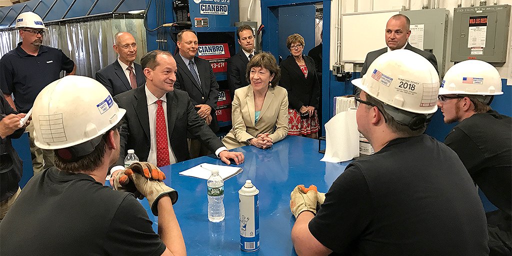 Secretary Acosta on Twitter "Met students and staff in the welding