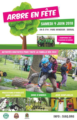 SIAQinc's tweet photo. PRENEZ PART À LA GRANDE FÊTE FAMILIAL ARBRE EN FÊTE !
Le samedi 9 juin, la SIAQ, en collaboration avec la Ville de Dorval, vous invite à passer du bon temps dehors à l’occasion de la première édition d’Arbre en fête, au parc Windsor de Dorval. 
https://t.co/LjDcDgjiPG https://t.co/1wbAmxpIWv
