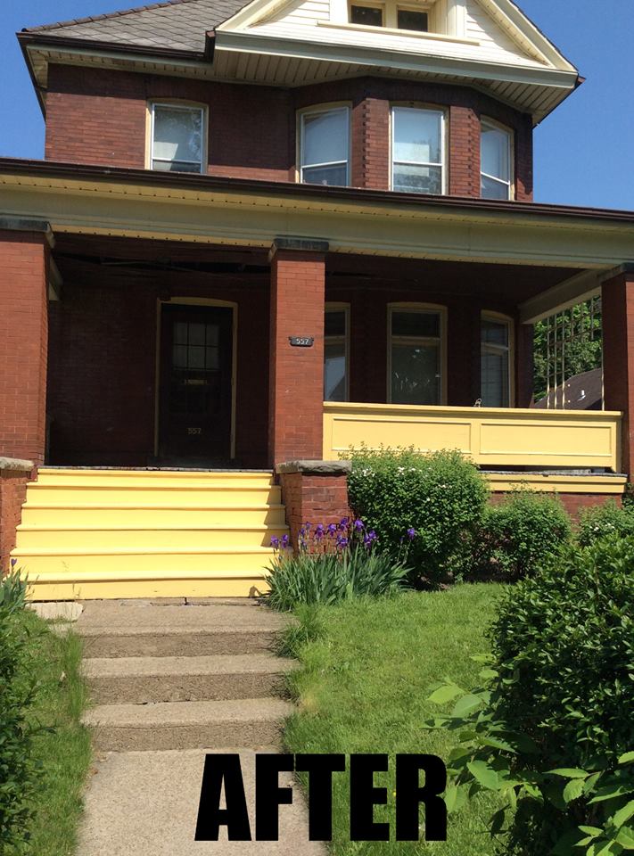 Here's a preview of the before and after of a house that was rocked at #RocktheBlock2018! #NFSEHI