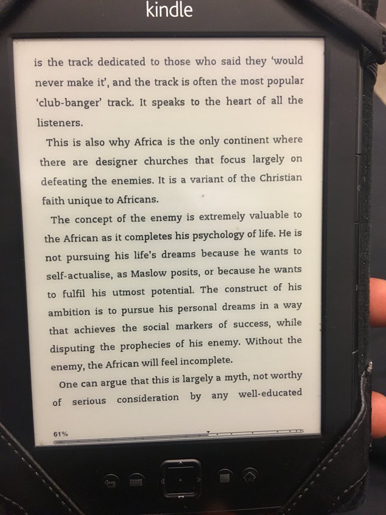 seyeson's tweet photo. Book Iโm reading on the #Africanconsumer, it discusses the important of the #enemy in our culture #Africa #consumer https://t.co/9pz5UcGZPS