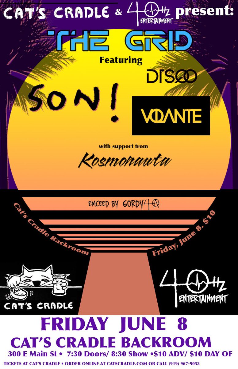 Cat's Cradle on Twitter "TONIGHT (6/8) at Cat's Cradle Back Room