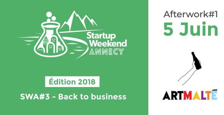 swannecy's tweet photo. ⏰ Plus que 7 jours avant notre Afterwork#1 - Back to business ! ⏰
Notre équipe a hâte de vous retrouver et trinquer à cette nouvelle édition du Startup Weekend Annecy qui s'annonce 🎉
Bloquez vite la date du 5 Juin à 18h
#Startup #SWA3 #Annecy #afterwork #artmalté #mindset https://t.co/CaSubW8mji