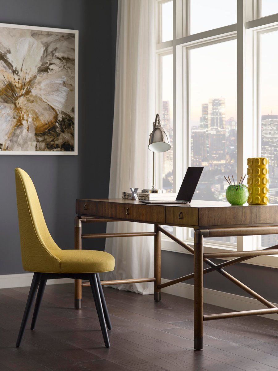 Back to the grind 💫 Our industrial-styled Halsey Desk can be personalized with any of our Custom Painted Finishes. 🎨

Explore your options here: furniturebrands.com/content/upload… #mydrexel #drexelfurniture #officedesign #designyourlife