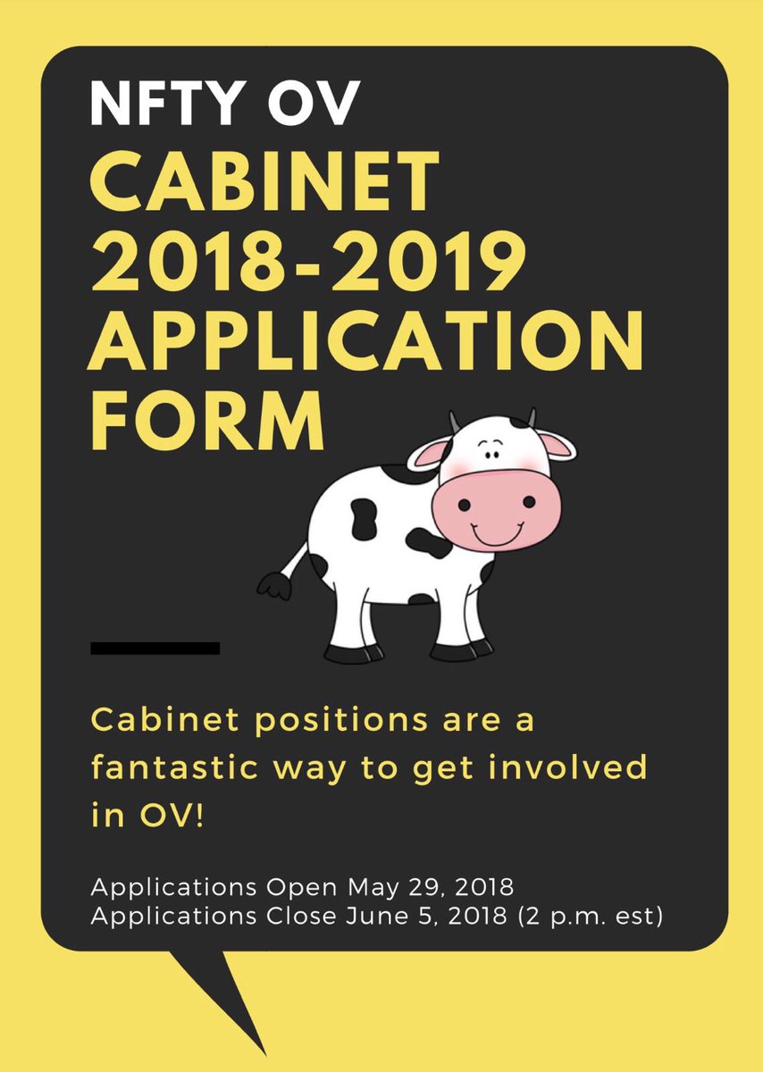 OV_PVP's tweet image. Hey NFTY OV a nfty cabinet applications are here. Here up and fill out the form. You have until June 5!!  urjyouth.wufoo.com/forms/svjlu171…