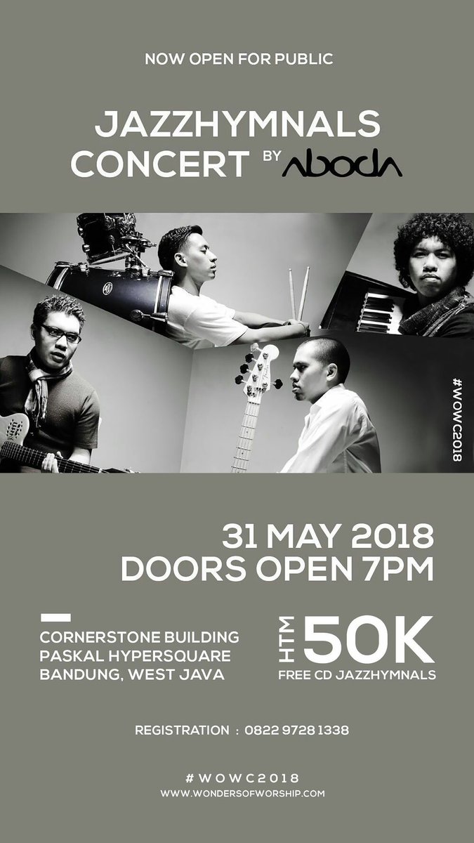 To all fellas in Bandung, please do come!