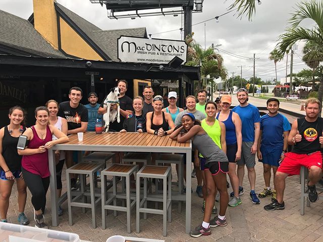 RunningforBrews's tweet photo. #Running before it starts raining at MacDinton’s #runningforbrews #rfb #5k #beerrun #nikerunning #sohotampa #bayshore #southtampa https://t.co/cYcpHnAeNm