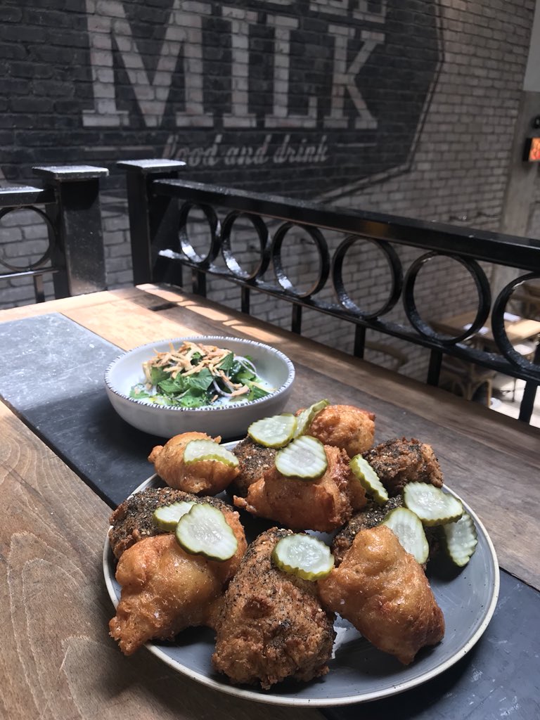 ModelMilkBistro's tweet photo. New Fried Chicken and Waffles has dropped..... https://t.co/lNPqjzSEFG