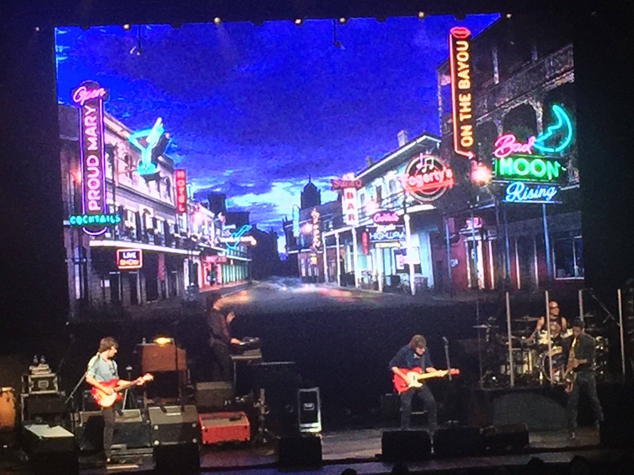 John Fogerty s birthday yesterday.  Tonite he s at Wolf Trap!  Happy Birthday to the best!! 