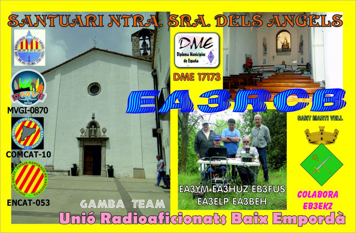 ea3rcb's tweet photo. Qsl de l'activacio 215 contactes , enviament via Bureau https://t.co/XtNIpxVlLs
