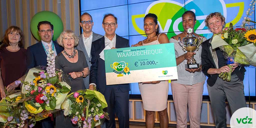 Het zit er weer op! De winnaars van de Zinnige Zorg Award 2018 zijn bekend. Op naar nog meer mooie Zinnige Zorg initiatieven! Benieuwd naar de winnaars en de genomineerden van 2018? Kijk op bit.ly/2IS23Fz #VGZ #zinnigezorgaward