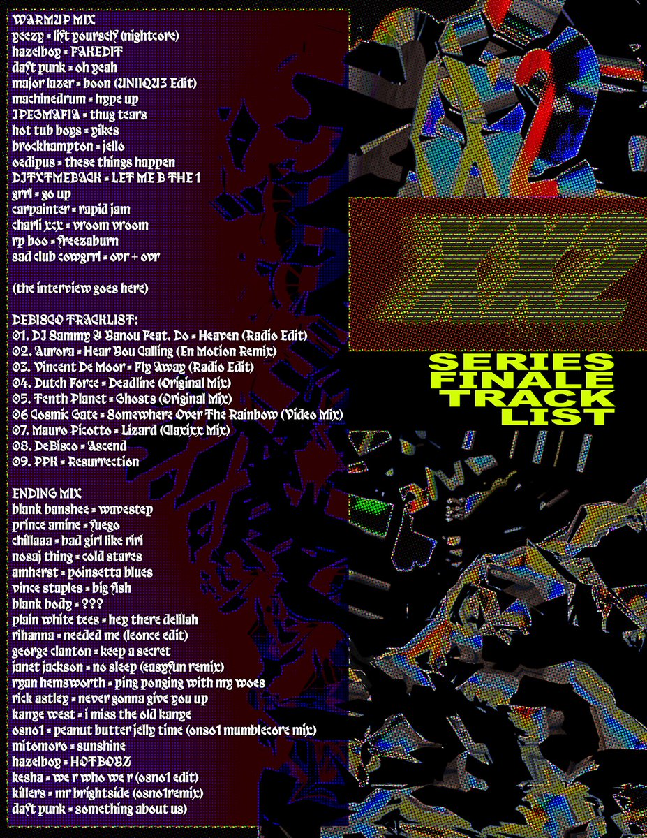 XX2onWXCU's tweet photo. ✅SERIES FINALE FINALLY UP✅
✨ICYMI ✨
🕶 https://t.co/ssqGchyHEI🕶
🔥TRACKLIST BELOW TYSM 4 AN AMAZING 3.5 YEARS ILY ALL🔥 https://t.co/d8MX0SUk8J