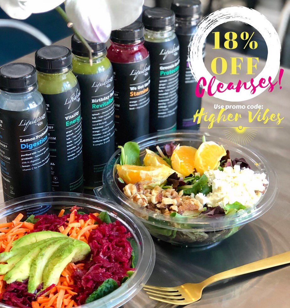 🌟 18% off ALL juice + food cleanses and juice only cleanses 🌟 | Use promo code: “HIGHER VIBES” in-store or online to redeem 👉🏽 liquidologybar.com/order-online/
#cleanse #detox #reset #organic #juicecleanse #revibe #coldpressed #nongmo #healthy #summer #bikiniready #sactown #stayjuicy